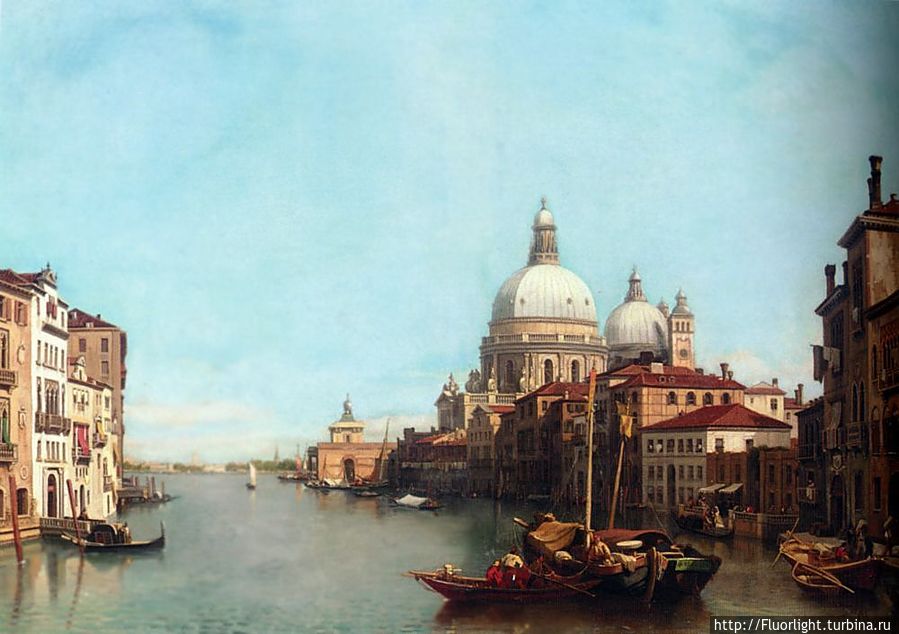 Le grande Canal Venise, 1878, Ф.Боссуэ Венеция, Италия