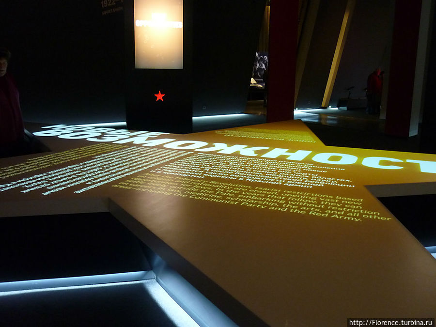 Фрагмент экспозиции о вкладе евреев в советскую власть Фрагмент экспозиции о вкладе евреев в советскую власть