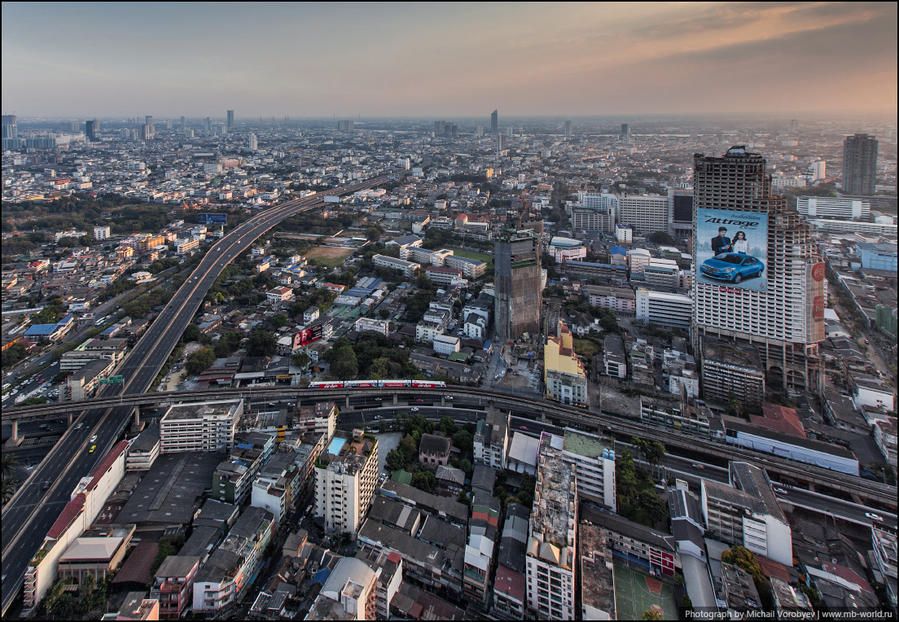 Бангкок с высоты Бангкок, Таиланд
