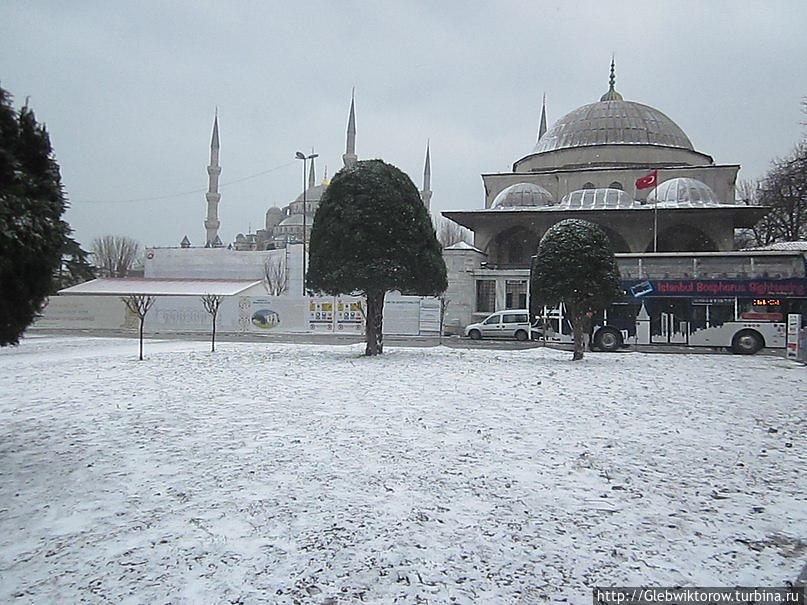Январский Стамбул. Снегопад. Стамбул, Турция
