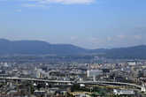 Вид на Киото,на пол пути до вершины