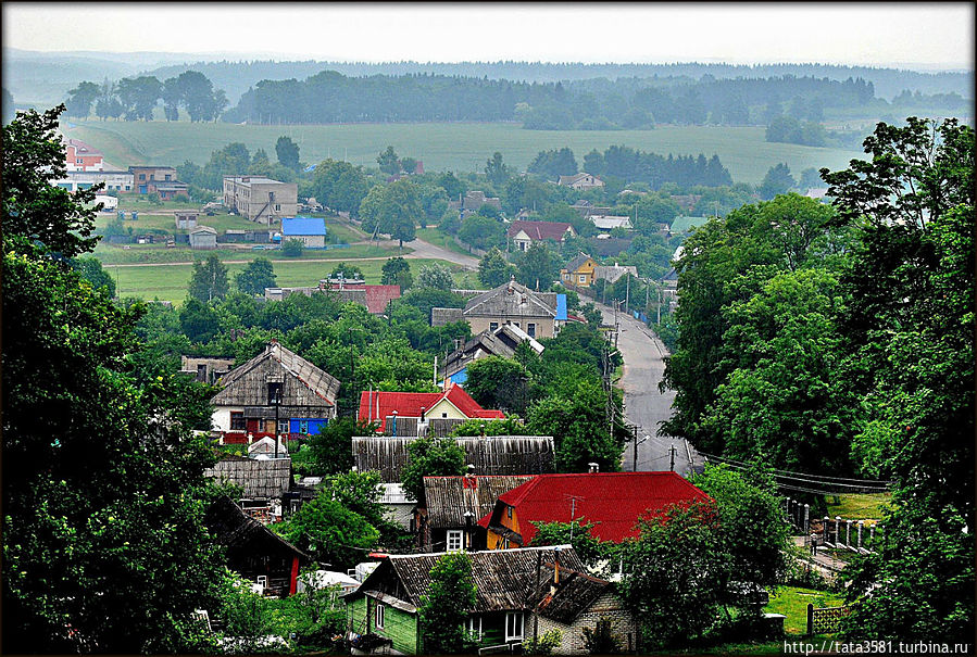 Вид с Замковой горы Вид с Замковой горы