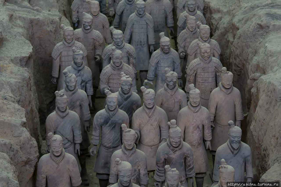 Терракотовая армия в Сиане Сиань, Китай