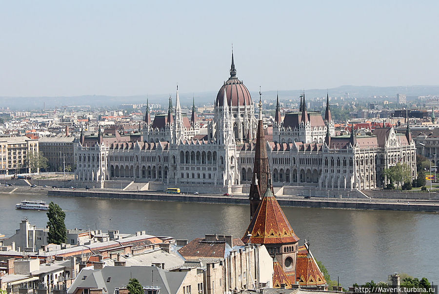 Вид на Парламент. Будапешт, Венгрия