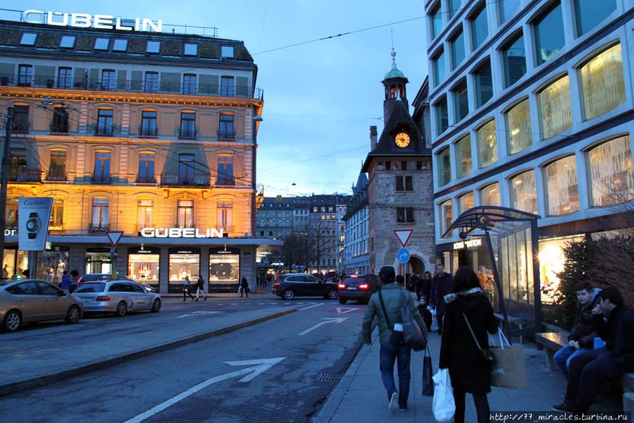 Как остаться в Женеве без часов Женева, Швейцария