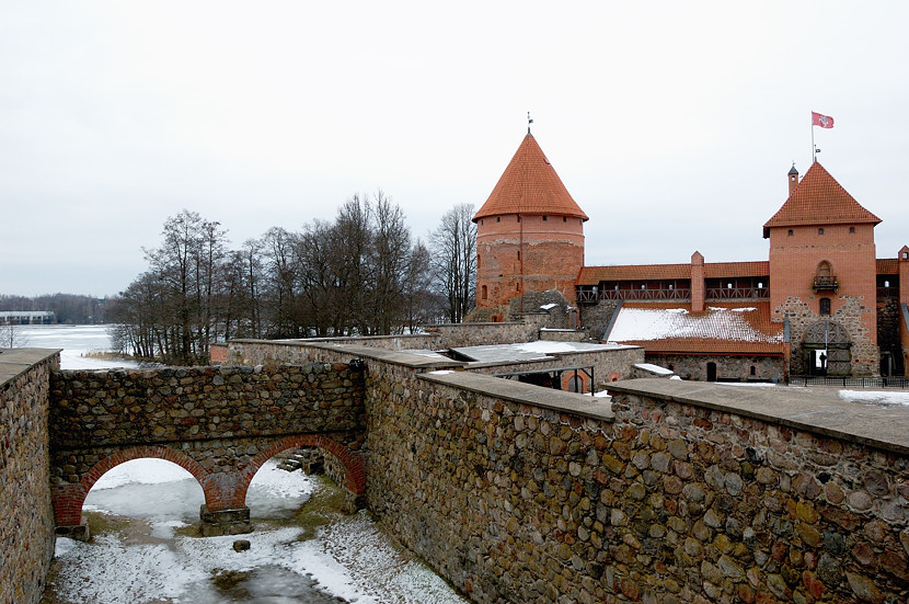 В замке Тракай, Литва