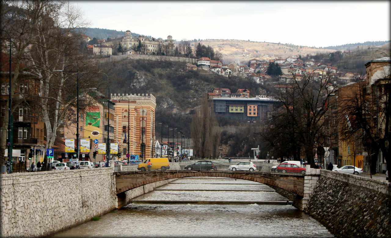 Сараево - вид снизу