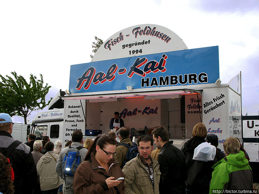 Рыбный рынок Гамбург, Германия