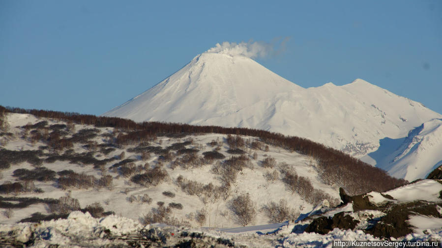 Авачинский вулкан Петропавловск-Камчатский, Россия