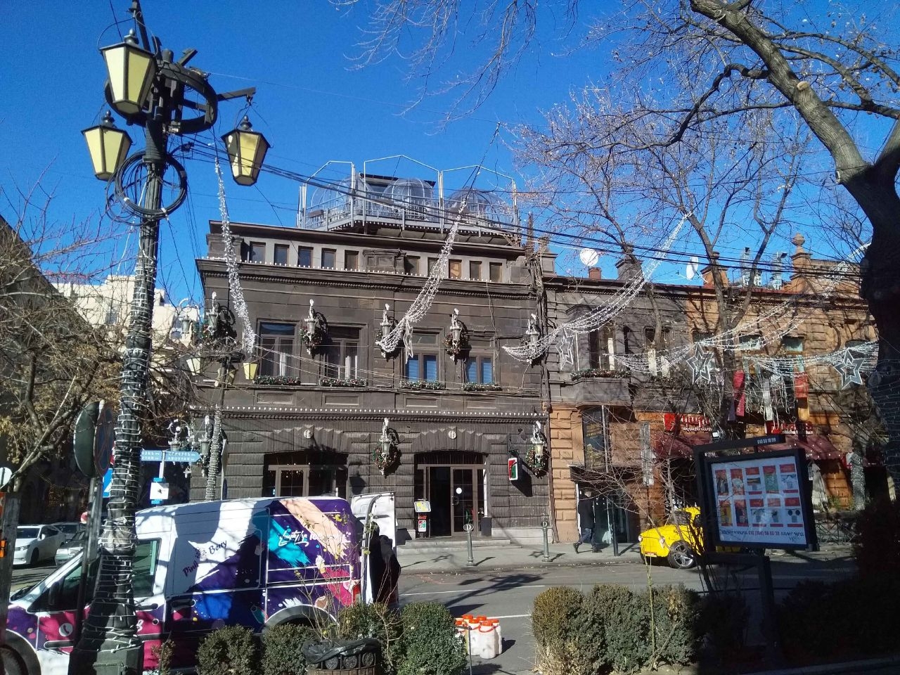 Рождество в Ереване. Улица Абовяна Ереван, Армения