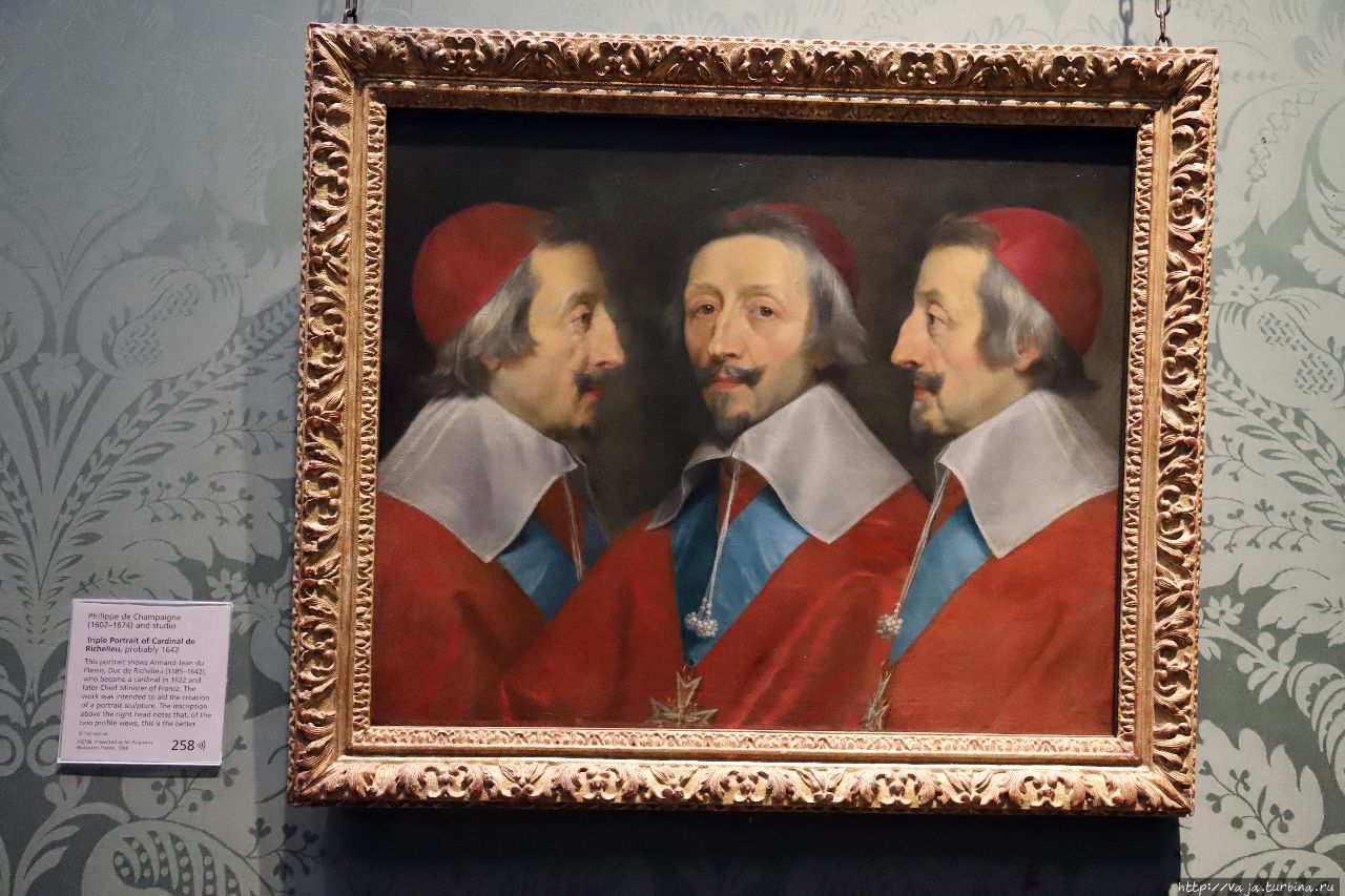 Тройной портрет кардинала Ришелье Лондон, Великобритания