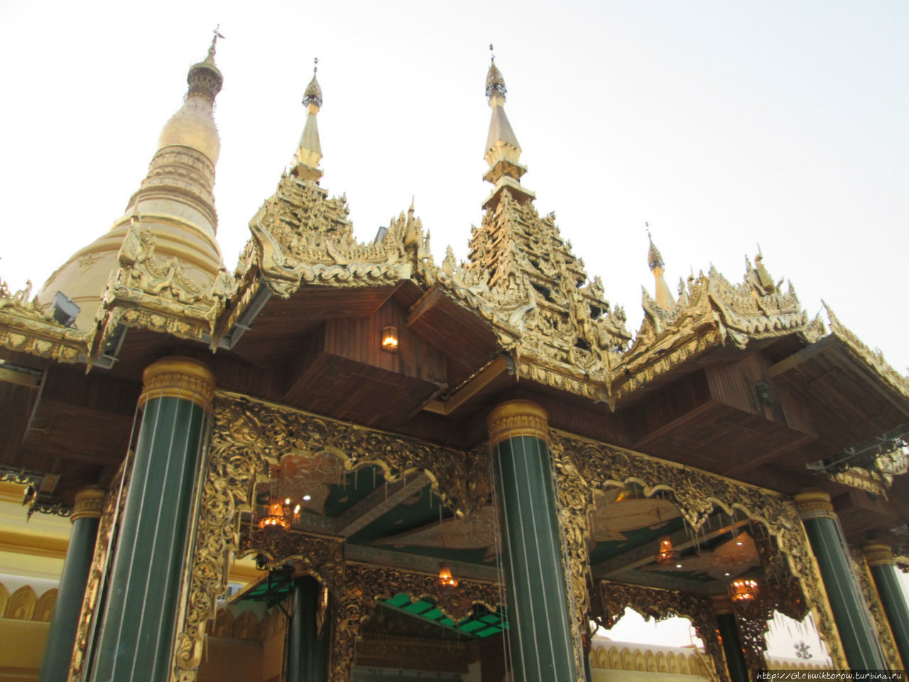 Пагода Уппатасанти — виды внутри Нейпьидо, Мьянма