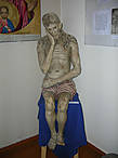 Деревянная скульптура Иисуса в краеведческом музее.