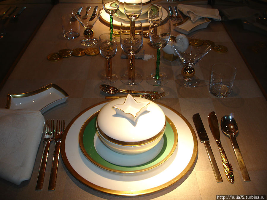 Сервировка Нобелевского банкета Сервировка Нобелевского банкета