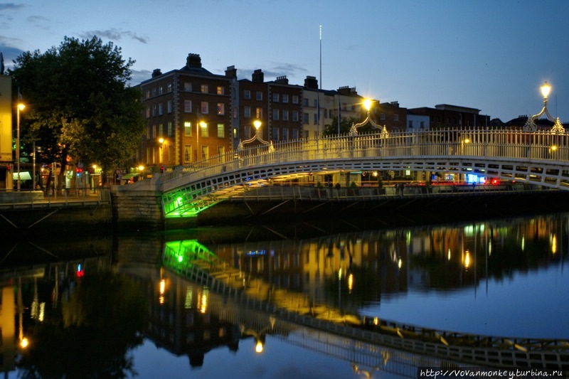 Ha’penny bridge (1816). Дублин, Ирландия