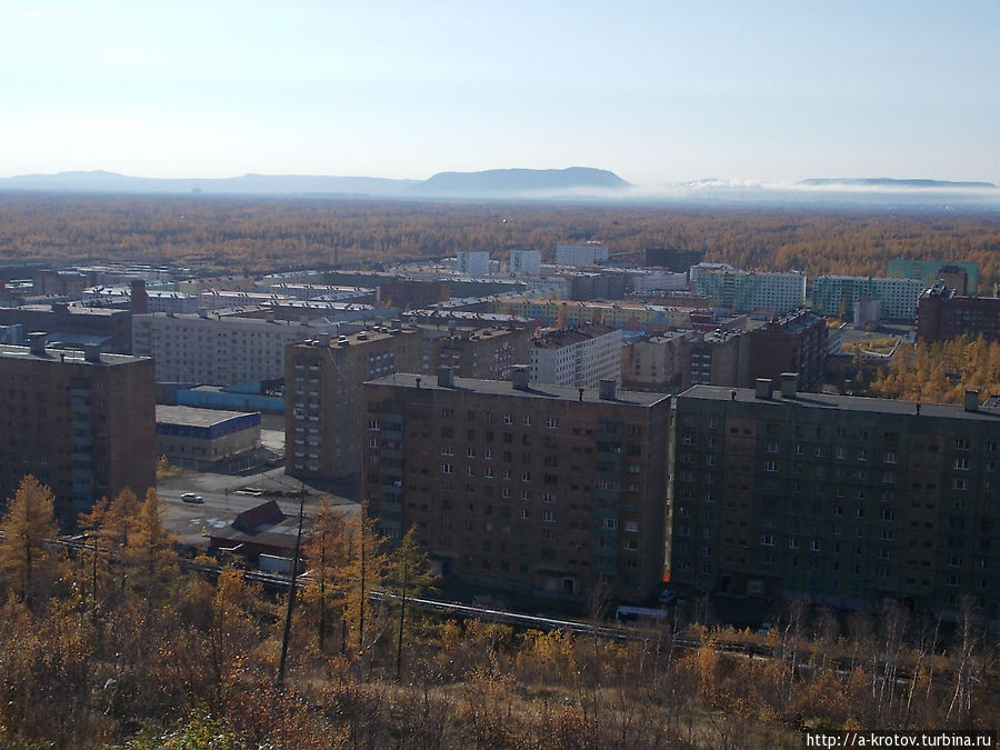 Приятный пригород Норильска Талнах, Россия