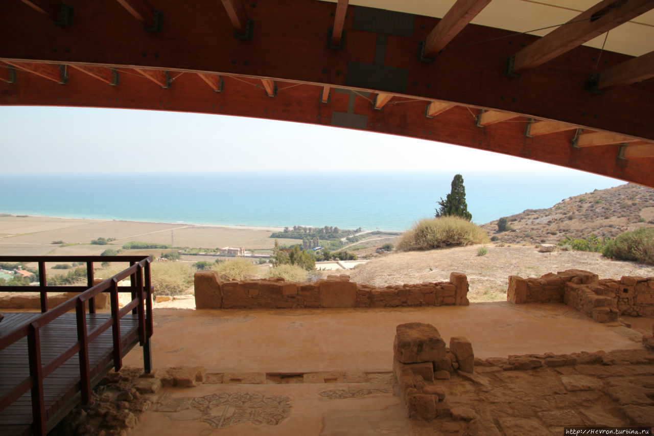 Вид из жилища Эвстолия Античный город Курион, Акротири и Декелия