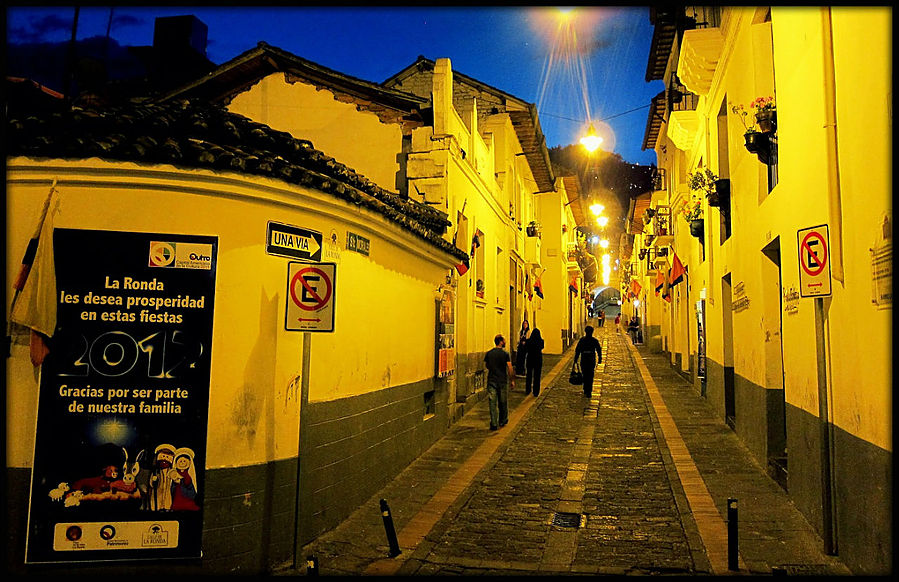 Улица Ронда Кито, Эквадор