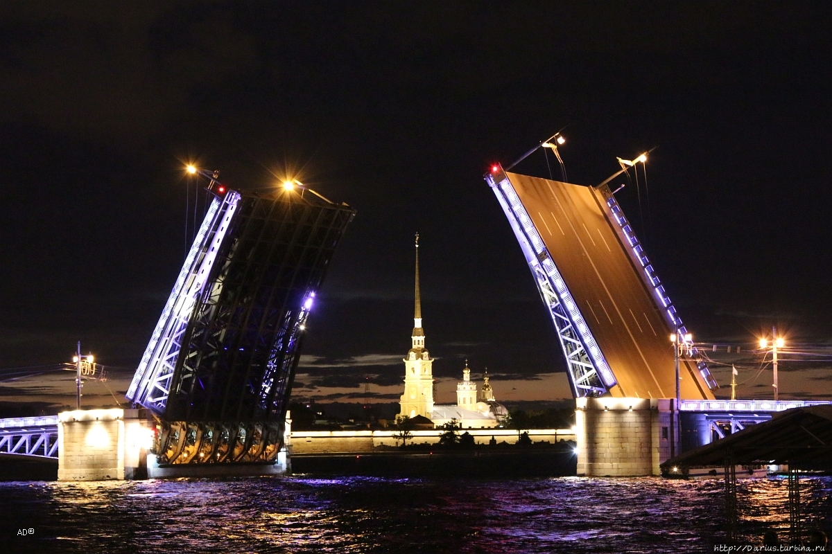 Санкт-Петербург 2017 — Развод мостов Санкт-Петербург, Россия