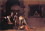 Картина Караваджо Усекновение головы Иоанна Предтечи. Фото из интернета.