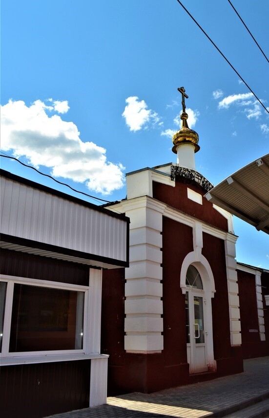 Памятная плита на месте Сретенской церкви Аткарск, Россия