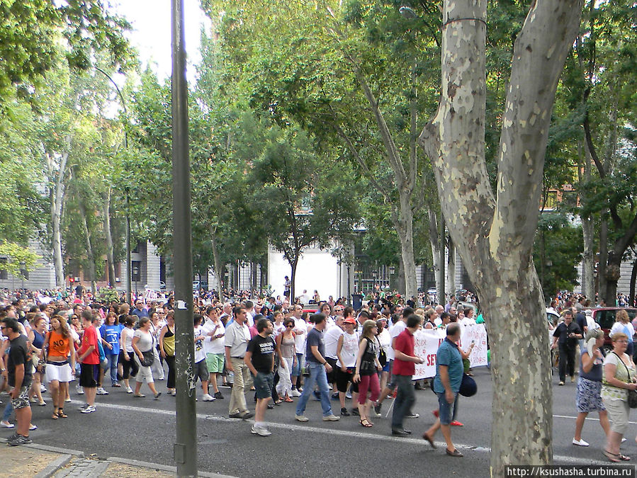 Случайный взгляд на социальную активность испанцев Мадрид, Испания