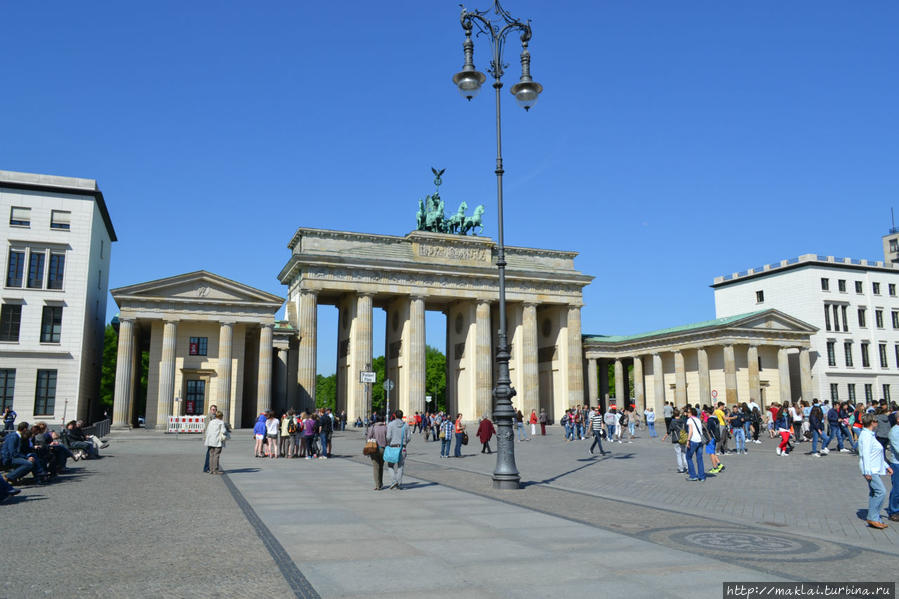 Бранденбургские ворота. Берлин, Германия