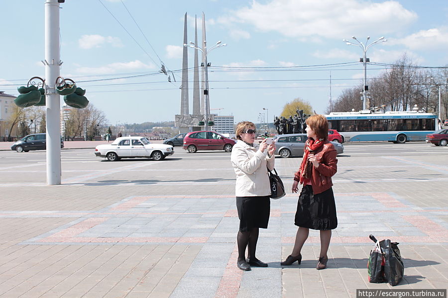 Здесь же гуляют и туристы.. Витебск, Беларусь
