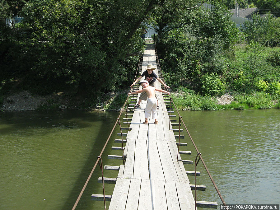 Раскачаем подвесной мостик,чтобы было страшно мамам Каменец-Подольский, Украина
