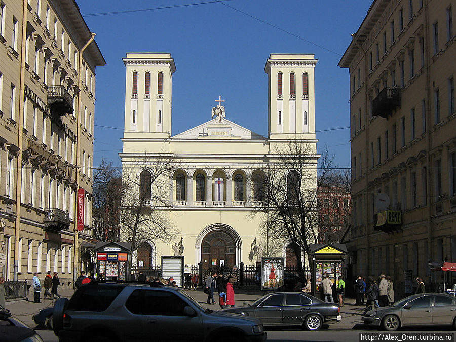 Немецкая церковь (Petrikirche). Арх. А.П.Брюллов Немецкая церковь (Petrikirche). Арх. А.П.Брюллов