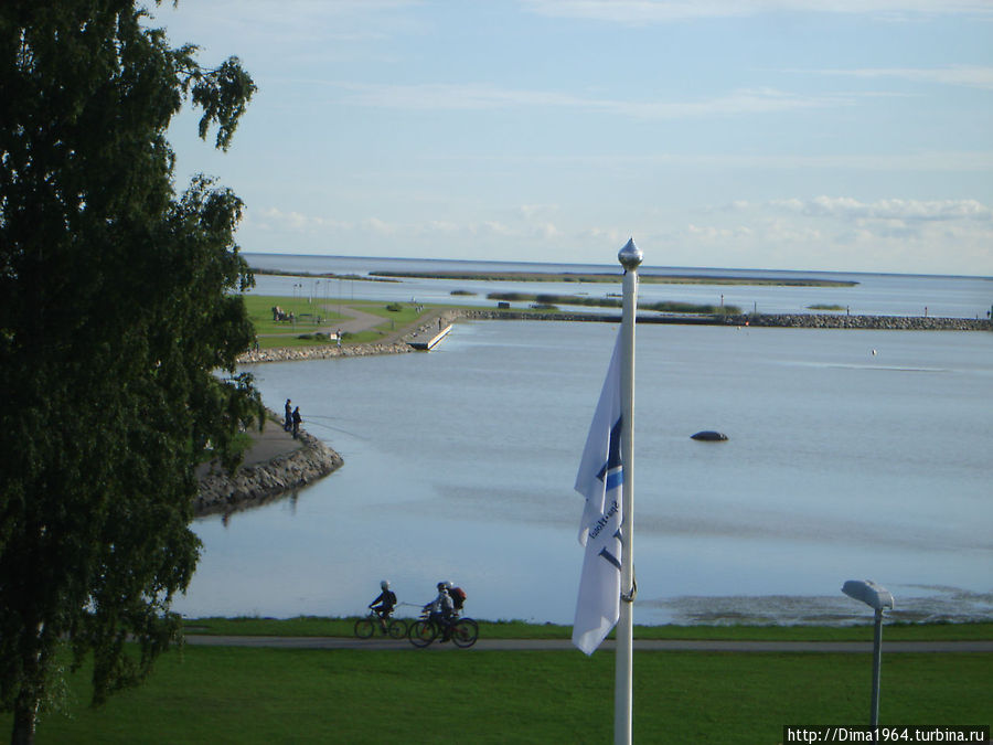 Вид из номера Курессааре, остров Сааремаа, Эстония