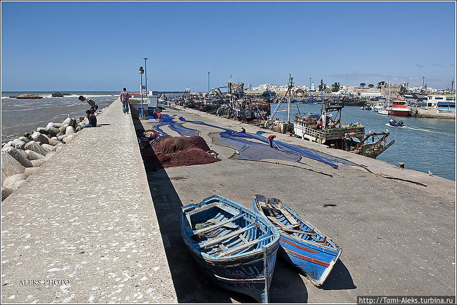 Починим сети и снова в море (Марокканский Вояж ч18) Эссуэйра, Марокко