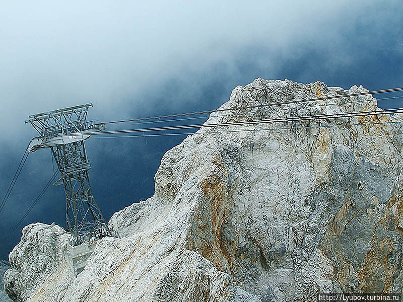 На Цугшпитце с австрийской строны (фото) Австрия