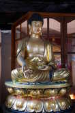 Если  верить  описаниям,  то  это   древнее  изображение  Будды,  покрытое  золотом.