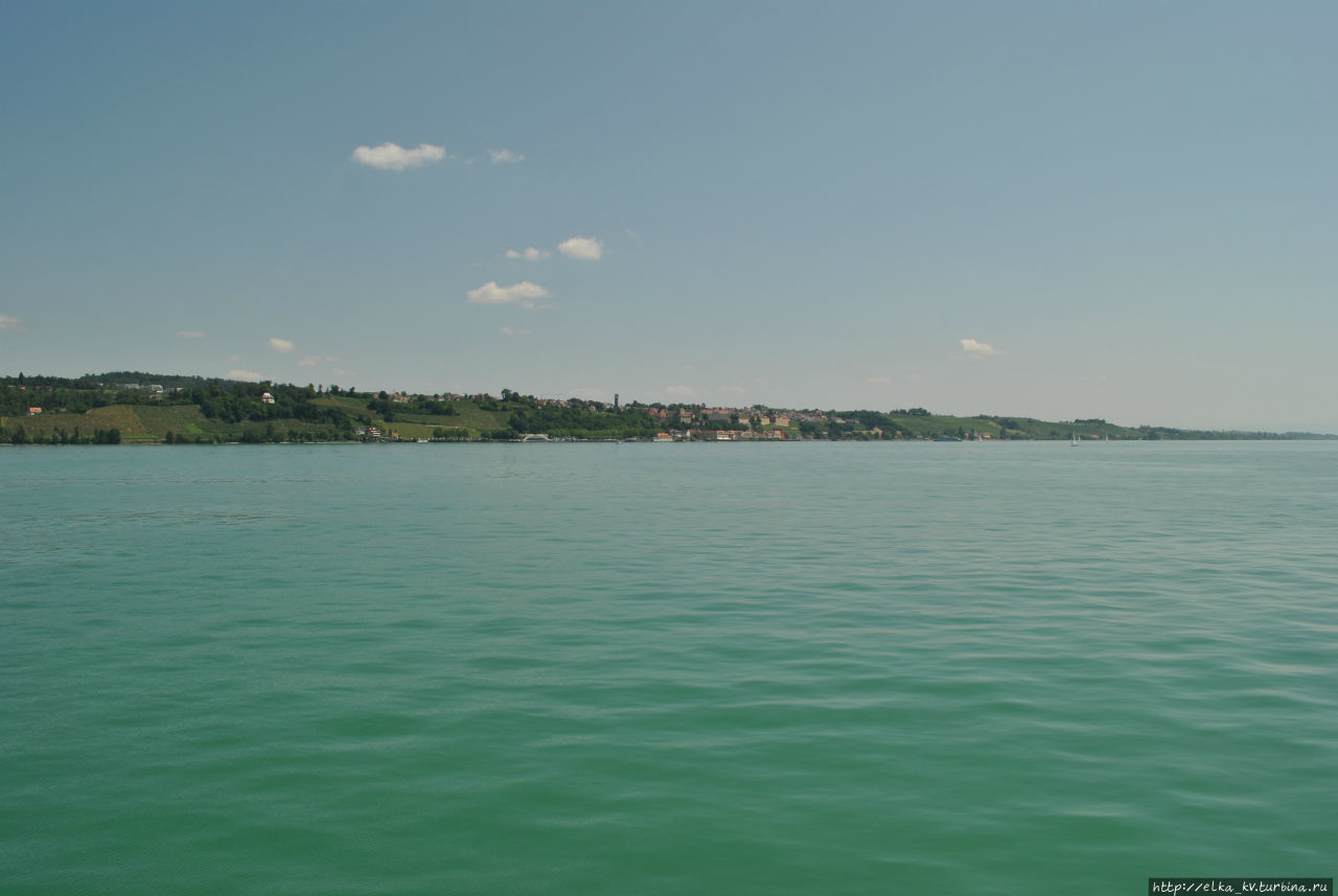 На пароме из Констанца в Меерсбург Меерсбург, Германия