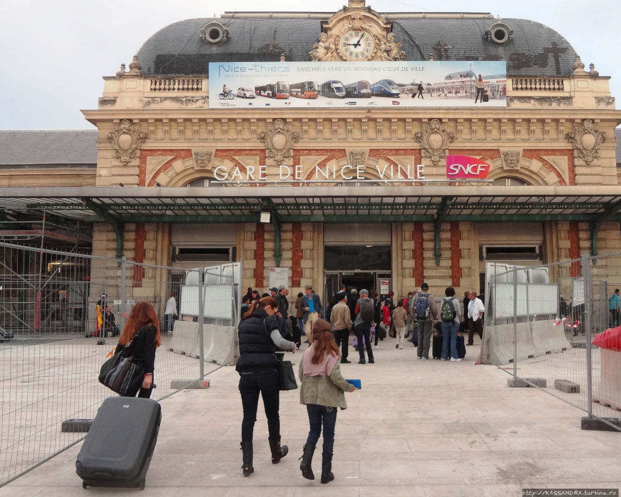 Центральный вокзал Ницца-Вилль Париж, Франция