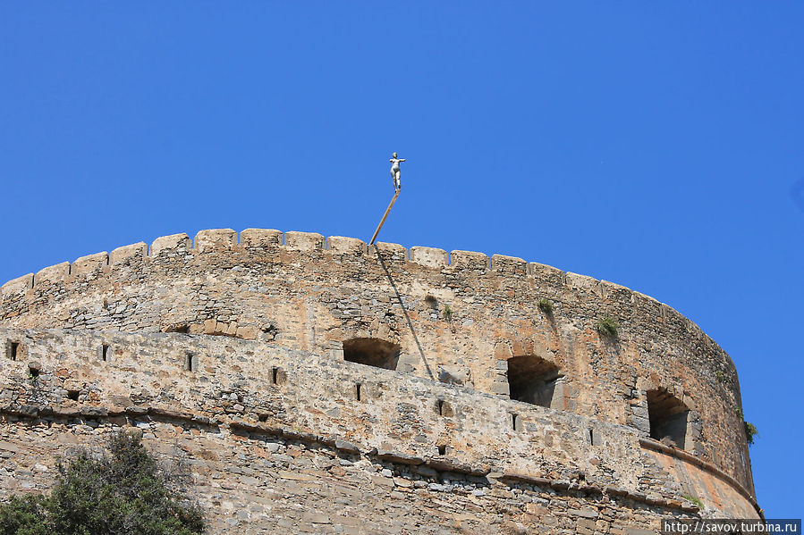 Бастион крепости на о. Спиналонга Остров Крит, Греция