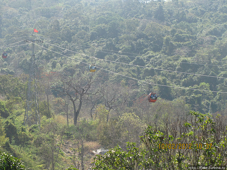 по дороге на гору Таку. вид из кабинки на канатной дороге. по дороге на гору Таку. вид из кабинки на канатной дороге.