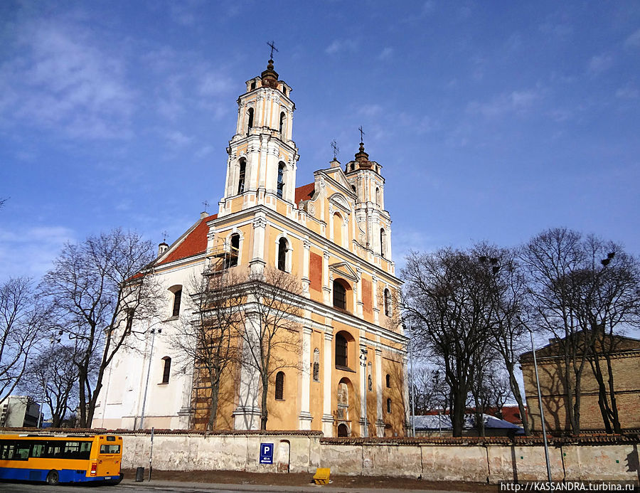 Костёл Святых Иакова и Филиппа Вильнюс, Литва