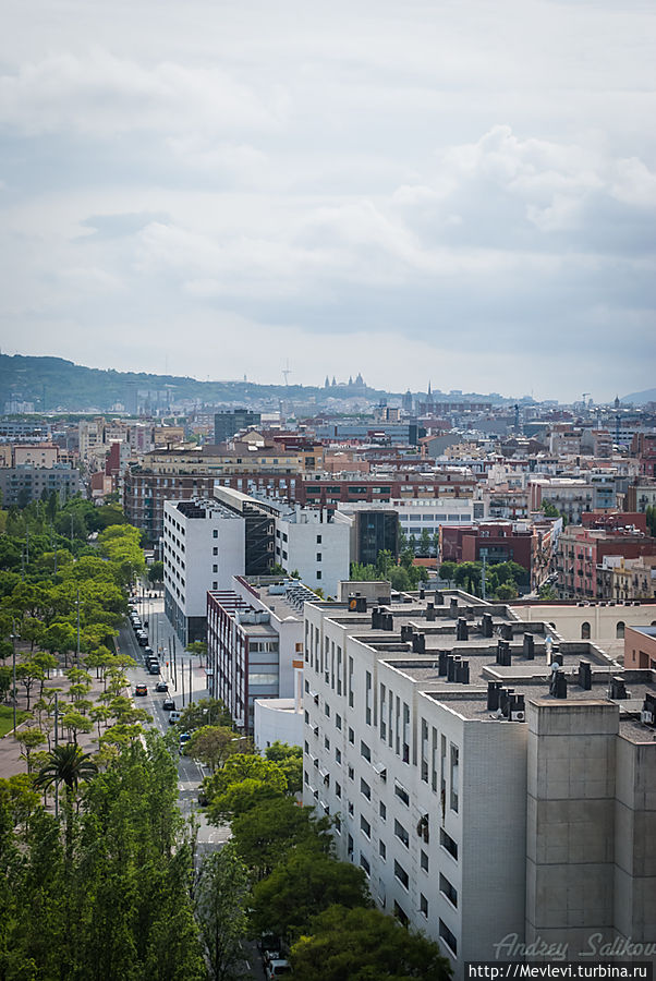Панорама Барселоны Барселона, Испания