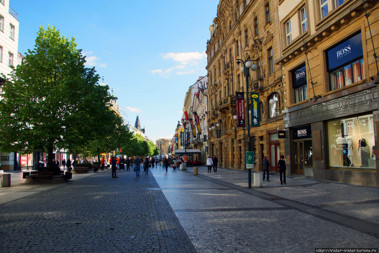 Улица «На Пршикопе» Прага, Чехия