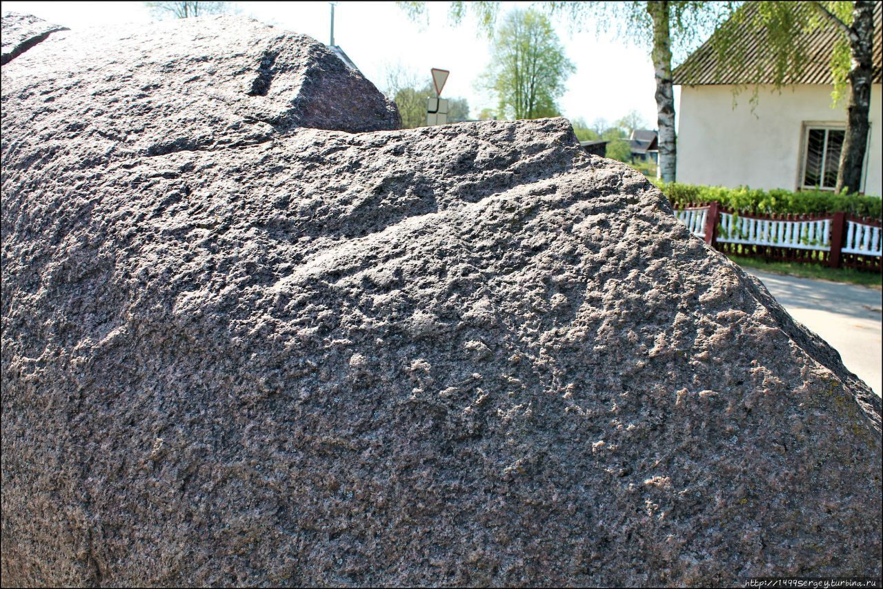 Борисов камень в посёлке Друя Друя, Беларусь