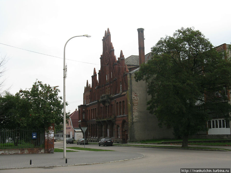 Старый немецкий дом в центре Гусева Гусев, Россия