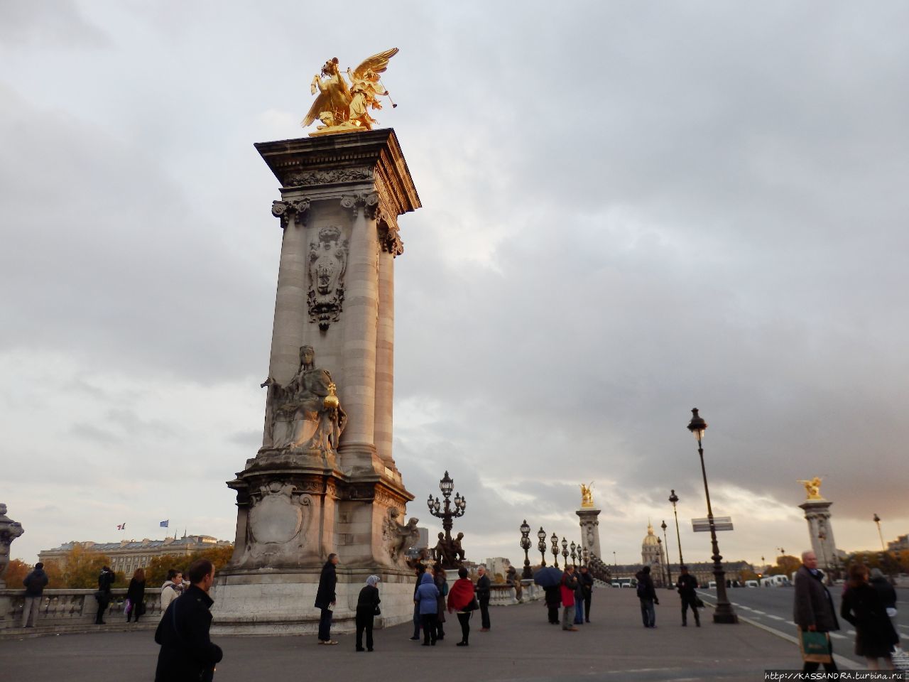 Мост Александра III Париж, Франция