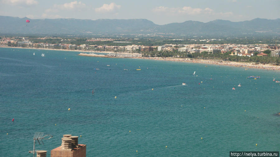 Вид на пляж Льевант Салоу, Испания