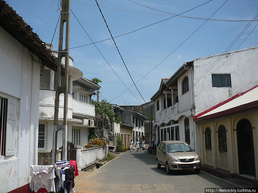 Прогулка по старинному городку Галле, Шри-Ланка
