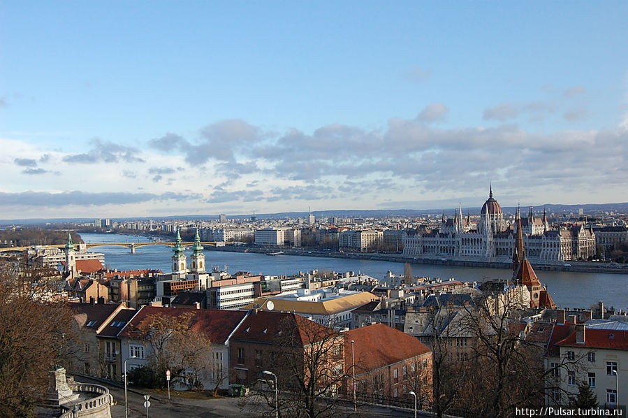 Вид на Будапешт с Рыбацкого бастиона Будапешт, Венгрия