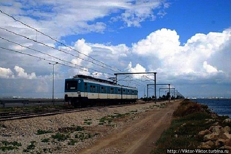 В Карфаген на электричке. Озеро Эль-Бахира и Гулетт Тунис, Тунис