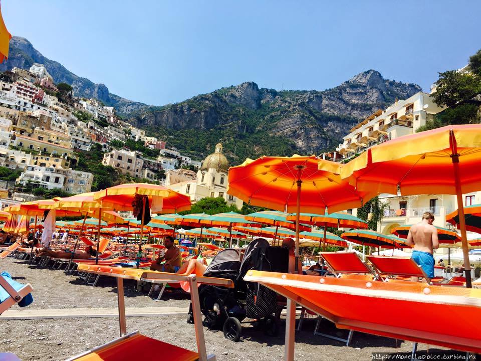 Набережная Lido di Positano Позитано, Италия