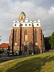 Костел św. Jana Ewangelisty. Один из самых больших в Европе костелов оборонного типа